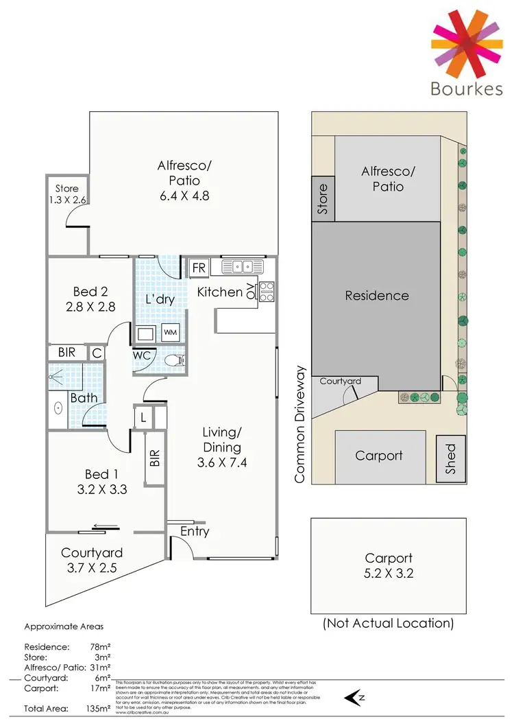 Floorplan of Homely unit listing, 3/24 Talbot Avenue, Como WA 6152