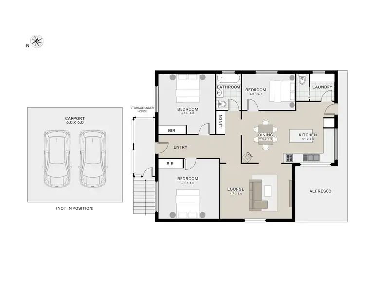 Floorplan of Homely house listing, 127 West Tamar Road, Trevallyn TAS 7250