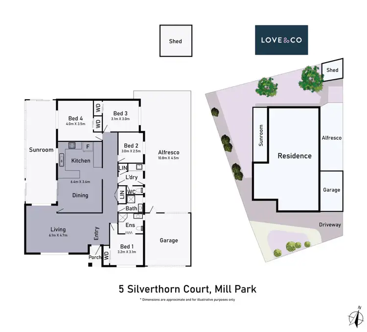 Floorplan of Homely house listing, 5 Silverthorn Court, Mill Park VIC 3082