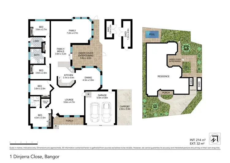Floorplan of Homely house listing, 1 Dinjerra Close, Bangor NSW 2234