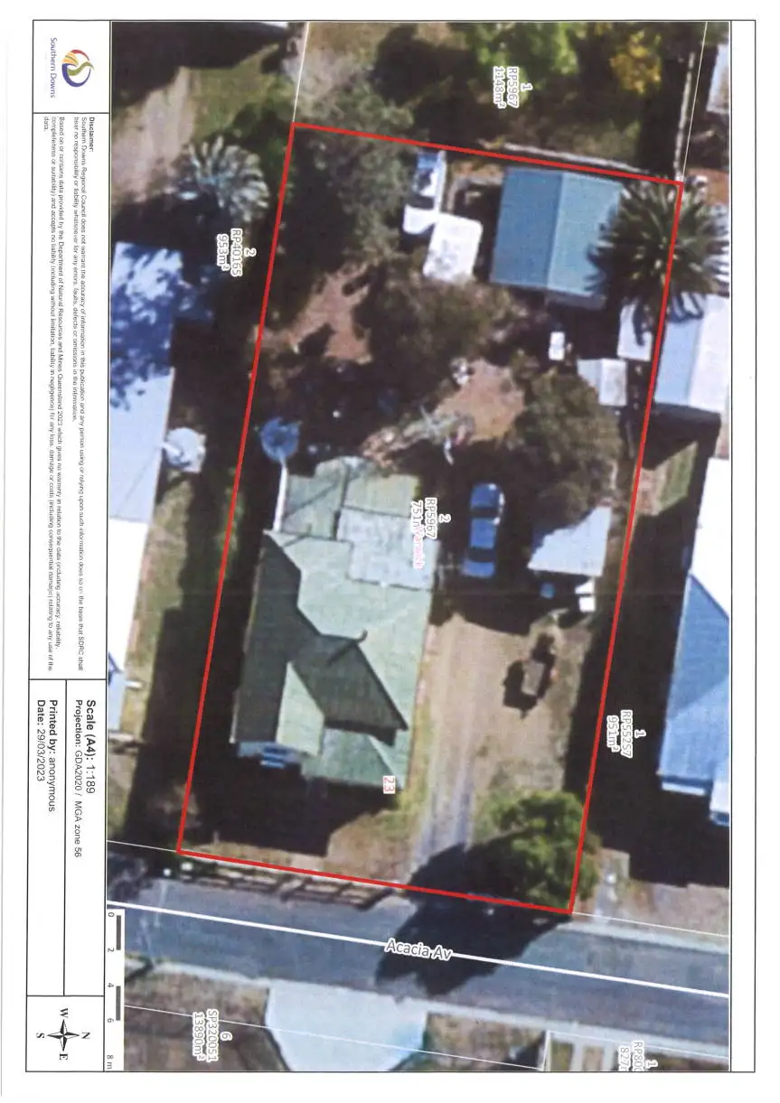 Floorplan of Homely house listing, 23 Acacia Avenue, Warwick QLD 4370