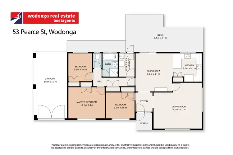 Floorplan of Homely house listing, 53 Pearce Street, Wodonga VIC 3690