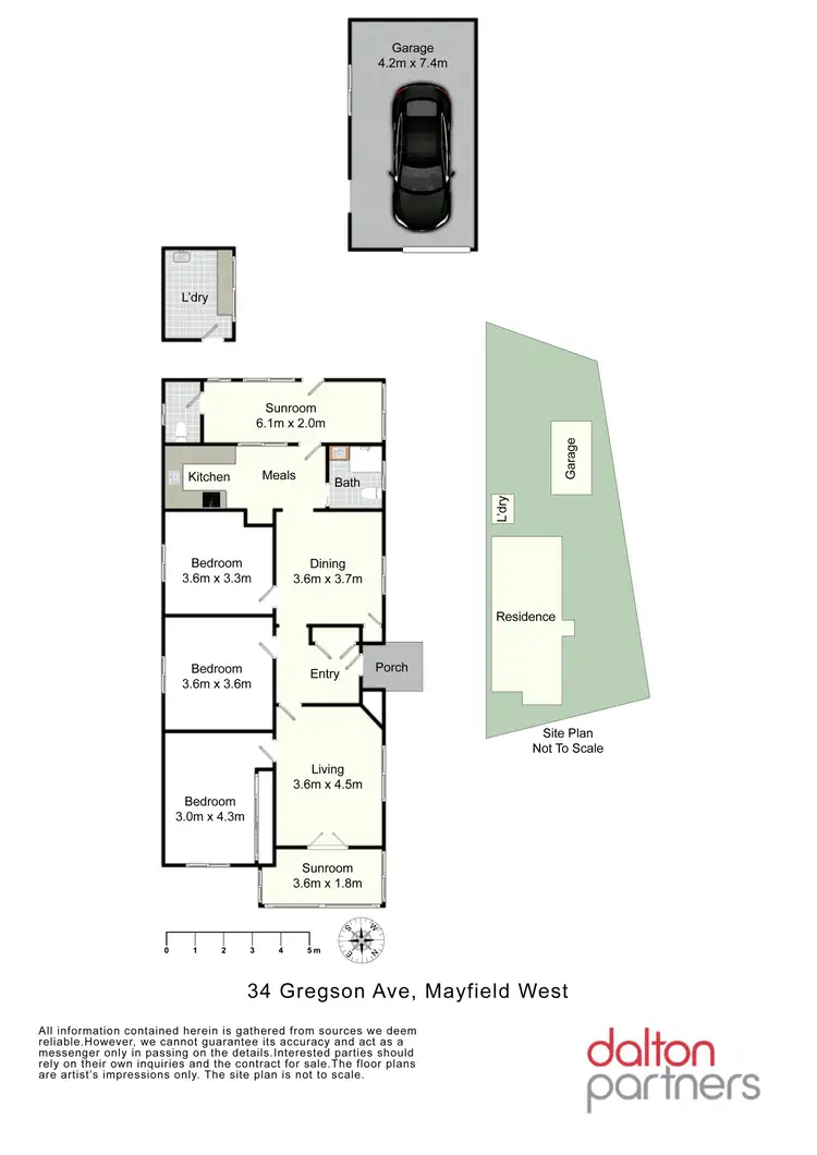 Floorplan of Homely house listing, 34 Gregson Avenue, Mayfield West NSW 2304