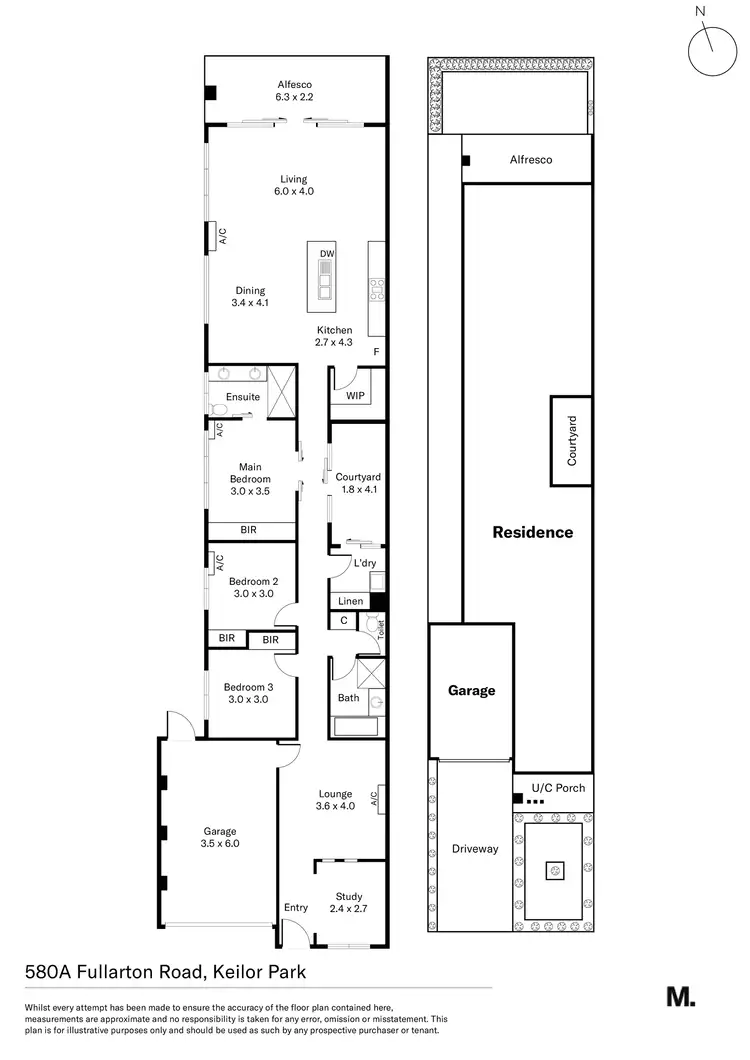 Floorplan of Homely house listing, 580A Fullarton Road, Keilor Park VIC 3042