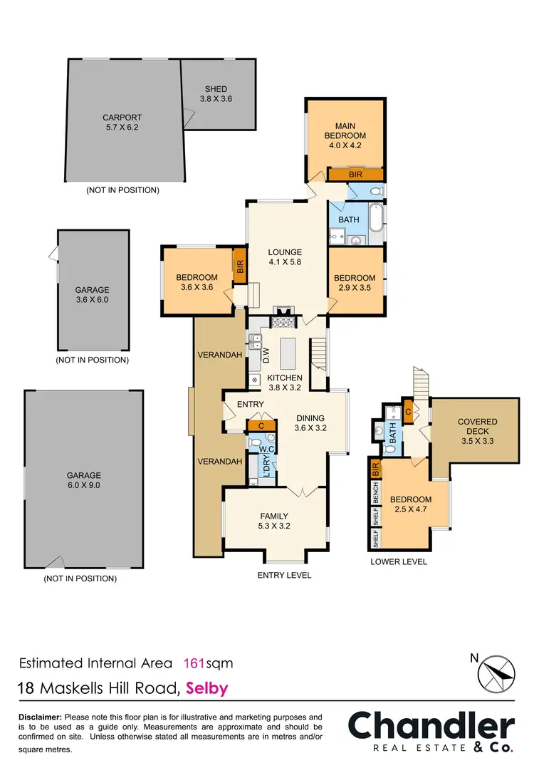 Floorplan of Homely house listing, 18 Maskells Hill Road, Selby VIC 3159