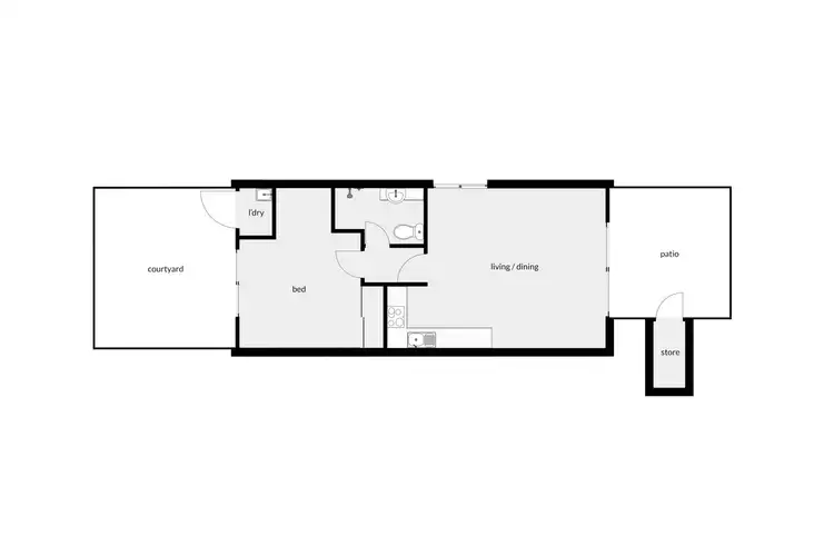 Floorplan of Homely unit listing, 37/1-13 Ernest Street, Redlynch QLD 4870