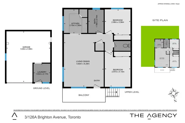 Floorplan of Homely unit listing, 3/126A Brighton Avenue, Toronto NSW 2283
