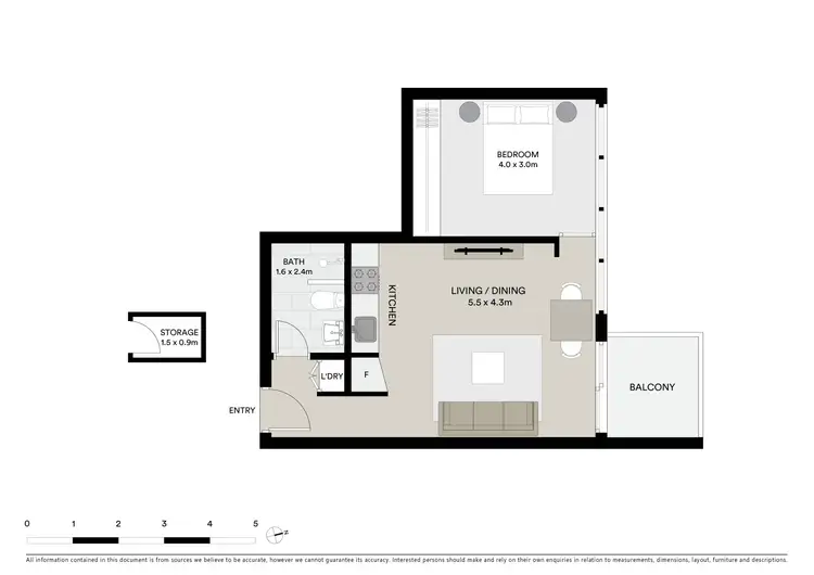 Floorplan of Homely apartment listing, 1312/6 Grove Street, Dulwich Hill NSW 2203