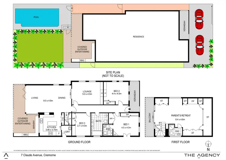 Floorplan of Homely house listing, 7 Claude Avenue, Cremorne NSW 2090