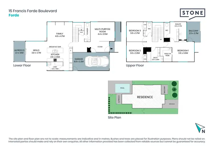 Floorplan of Homely house listing, 15 Francis Forde Boulevard, Forde ACT 2914