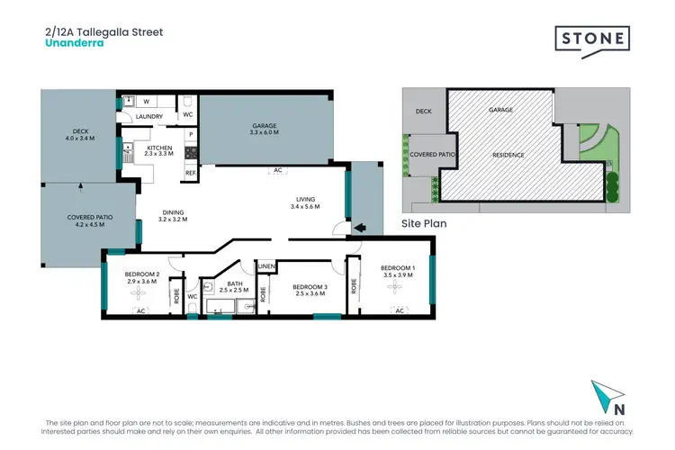 Floorplan of Homely villa listing, 2/12A Tallegalla Street, Unanderra NSW 2526