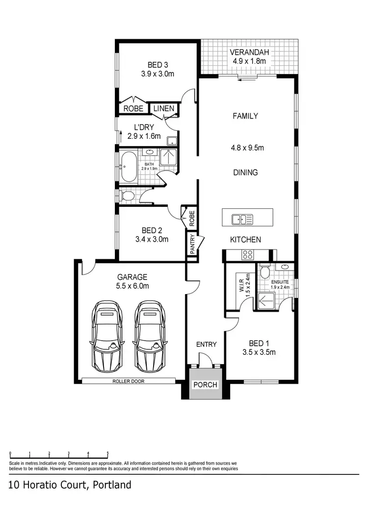 Floorplan of Homely house listing, 10 Horatio Court, Portland VIC 3305