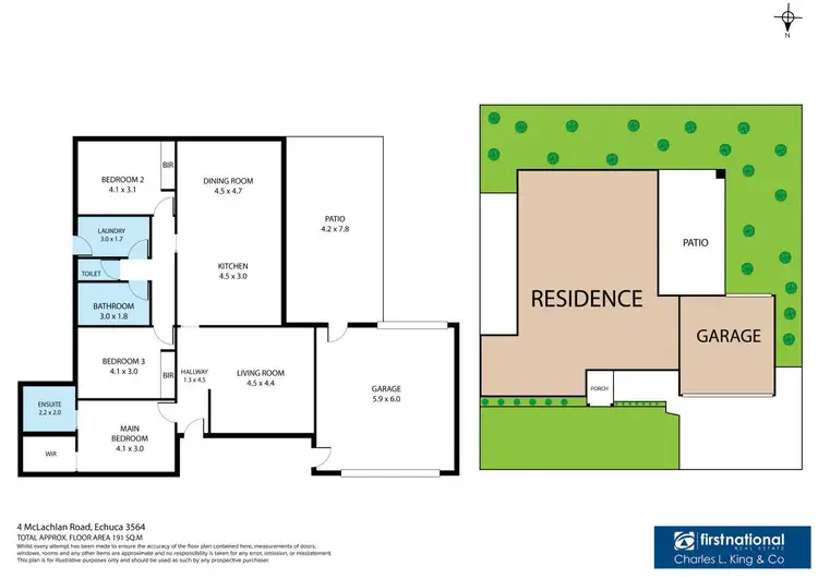 Floorplan of Homely house listing, 4 McLachlan Road, Echuca VIC 3564
