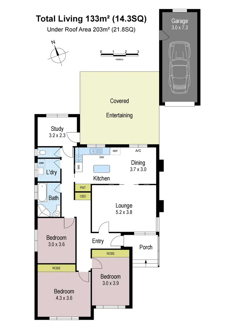 Floorplan of Homely house listing, 8 Acacia Court, Warragul VIC 3820