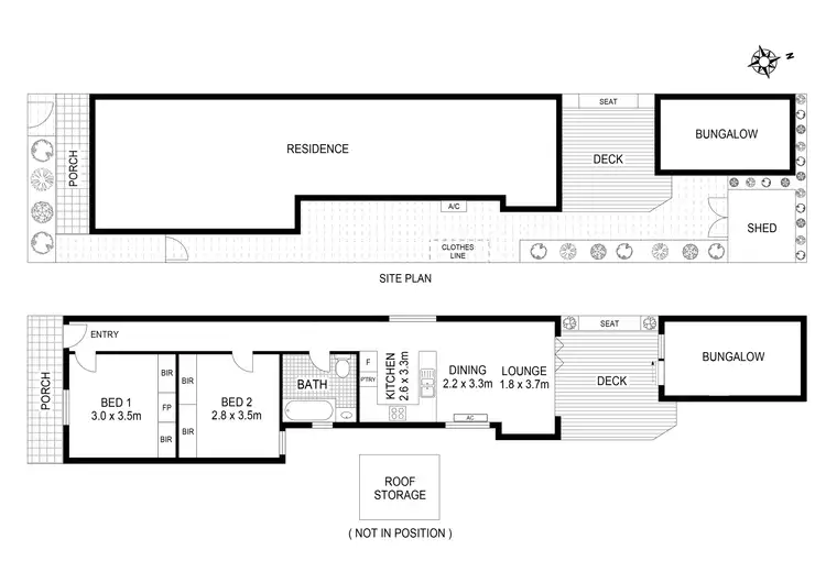 Floorplan of Homely house listing, 1 Richardson Street, Brunswick VIC 3056