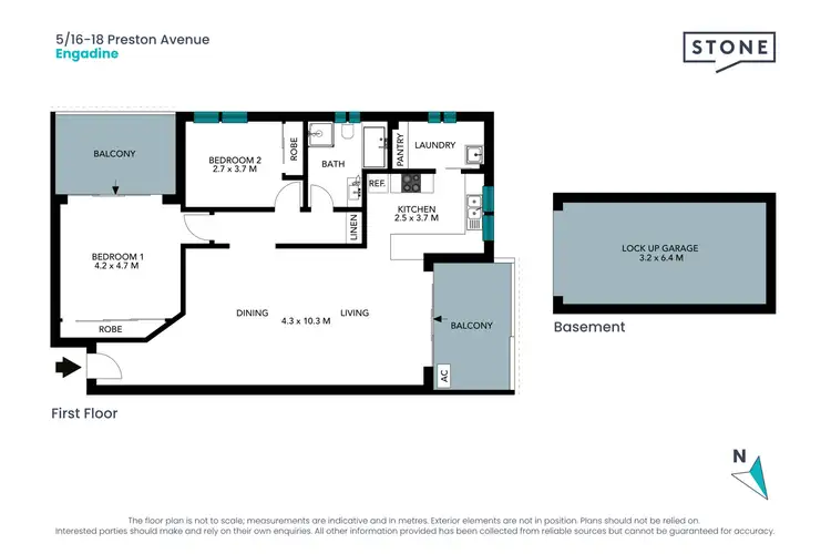 Floorplan of Homely apartment listing, 5/16-18 Preston Avenue, Engadine NSW 2233