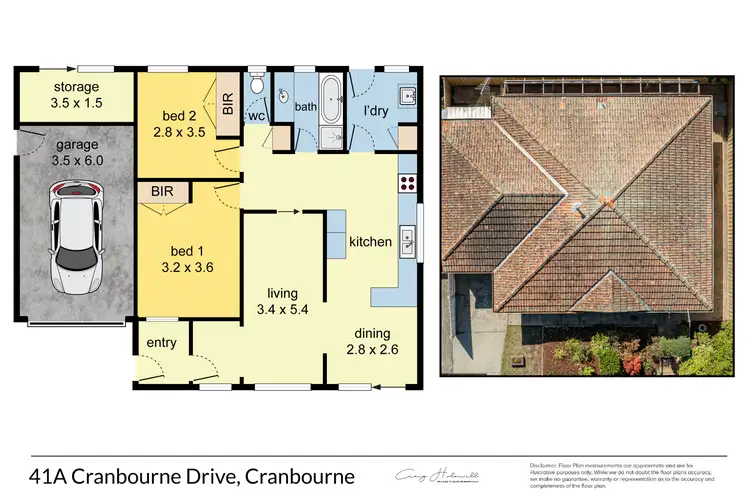 Floorplan of Homely unit listing, 41a Cranbourne Drive, Cranbourne VIC 3977