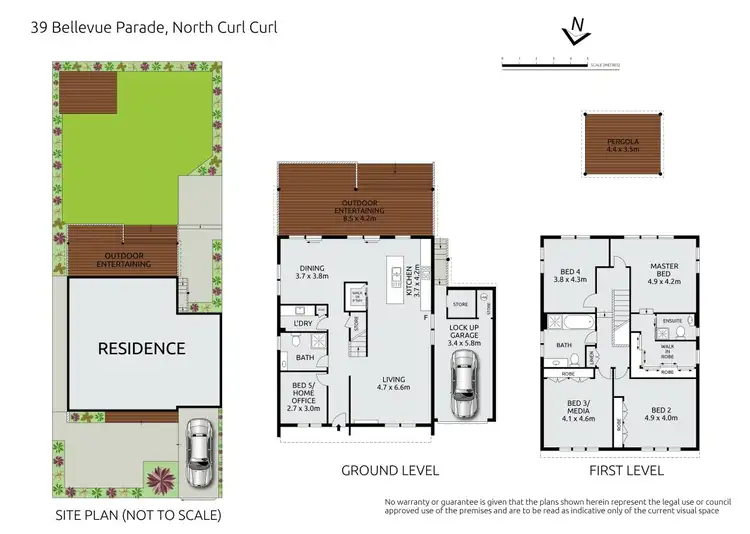 Floorplan of Homely house listing, 39 Bellevue Parade, North Curl Curl NSW 2099