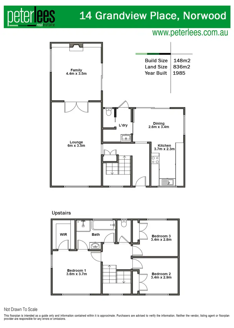 Floorplan of Homely house listing, 14 Grandview Place, Norwood TAS 7250