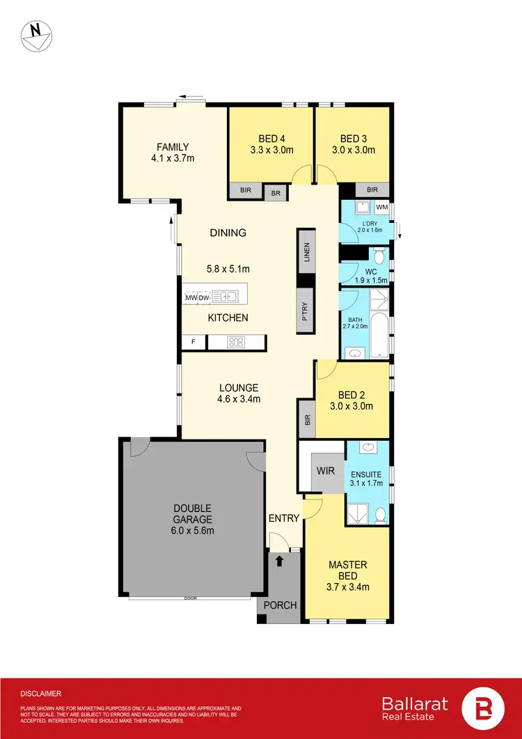 Floorplan of Homely house listing, 5 Nelmore Court, Ballarat East VIC 3350