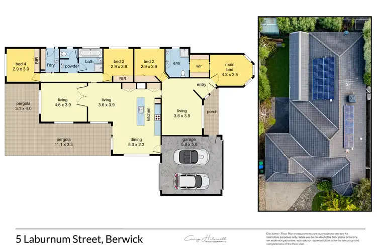Floorplan of Homely house listing, 5 Laburnum Street, Berwick VIC 3806