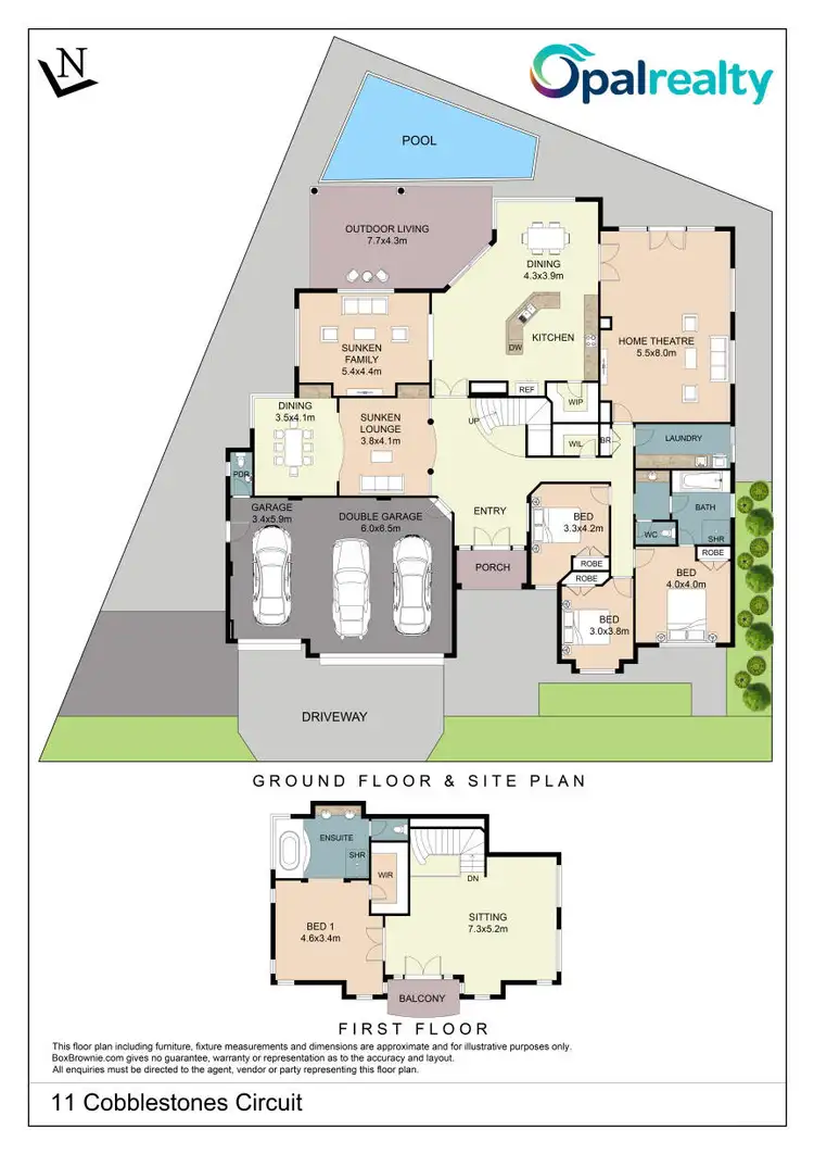 Floorplan of Homely house listing, 11 Cobblestones Circuit, Secret Harbour WA 6173