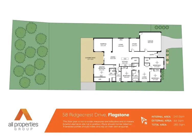 Floorplan of Homely house listing, 58 Ridgecrest Drive, Flagstone QLD 4280