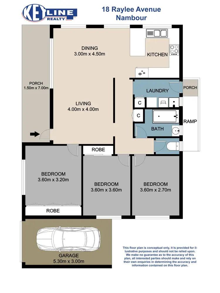Floorplan of Homely house listing, 18 Raylee Avenue, Nambour QLD 4560