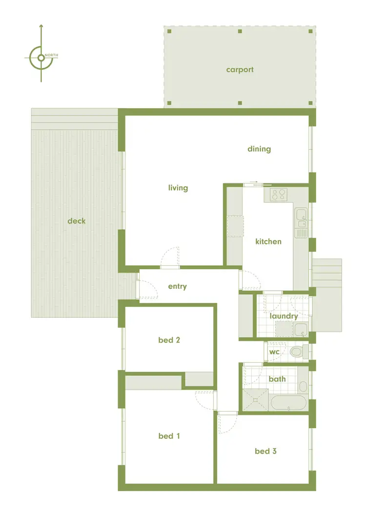 Floorplan of Homely house listing, 14 East Place, Kambah ACT 2902