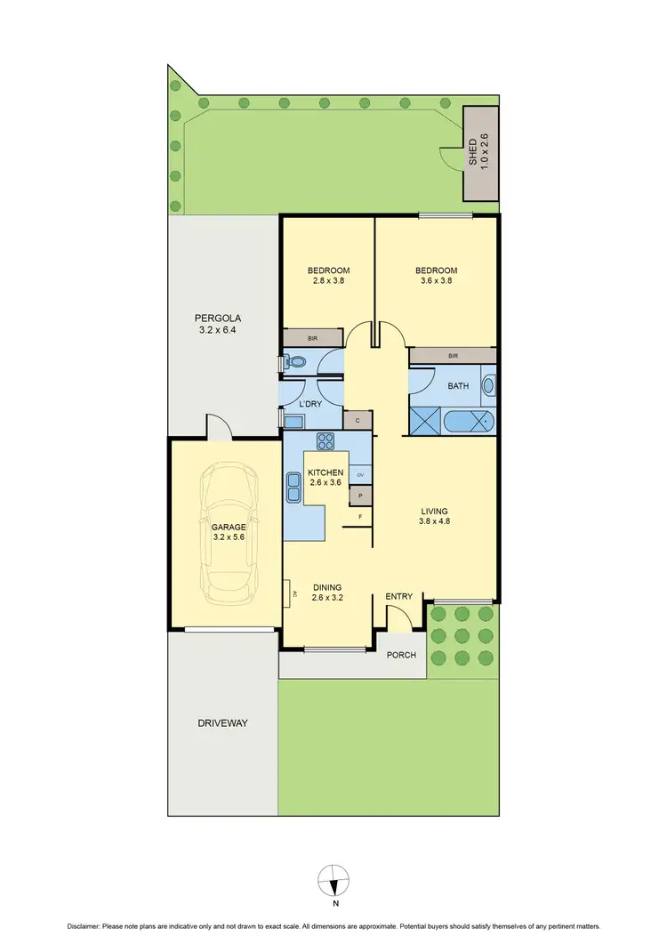 Floorplan of Homely villa listing, 1 Amber Court, Pascoe Vale VIC 3044