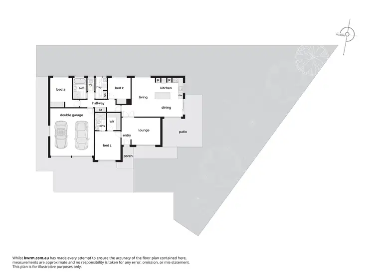 Floorplan of Homely townhouse listing, 2/34 Sunshine Loop, Dunlop ACT 2615