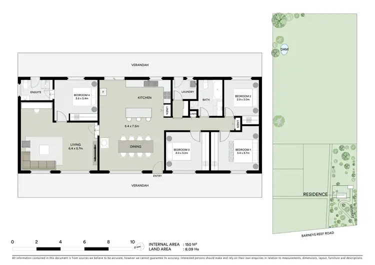 Floorplan of Homely rural property listing, 122 Barneys Reef Road, Gulgong NSW 2852