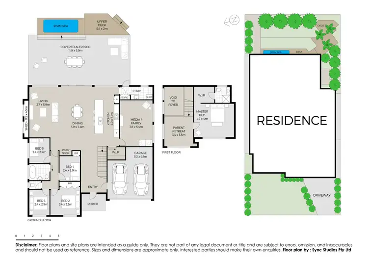 Floorplan of Homely house listing, 95 Sporing Avenue, Kings Langley NSW 2147