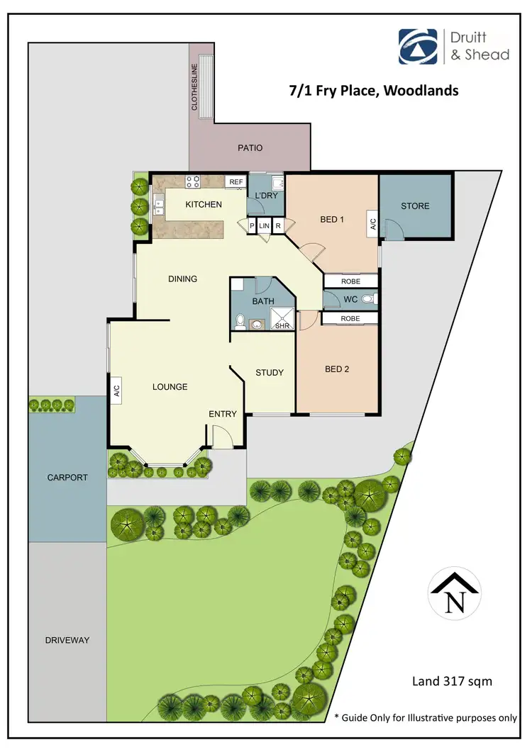 Floorplan of Homely villa listing, 7/1 Fry Place, Woodlands WA 6018