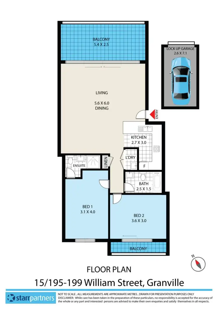 Floorplan of Homely unit listing, 15/195-199 William Street, Granville NSW 2142