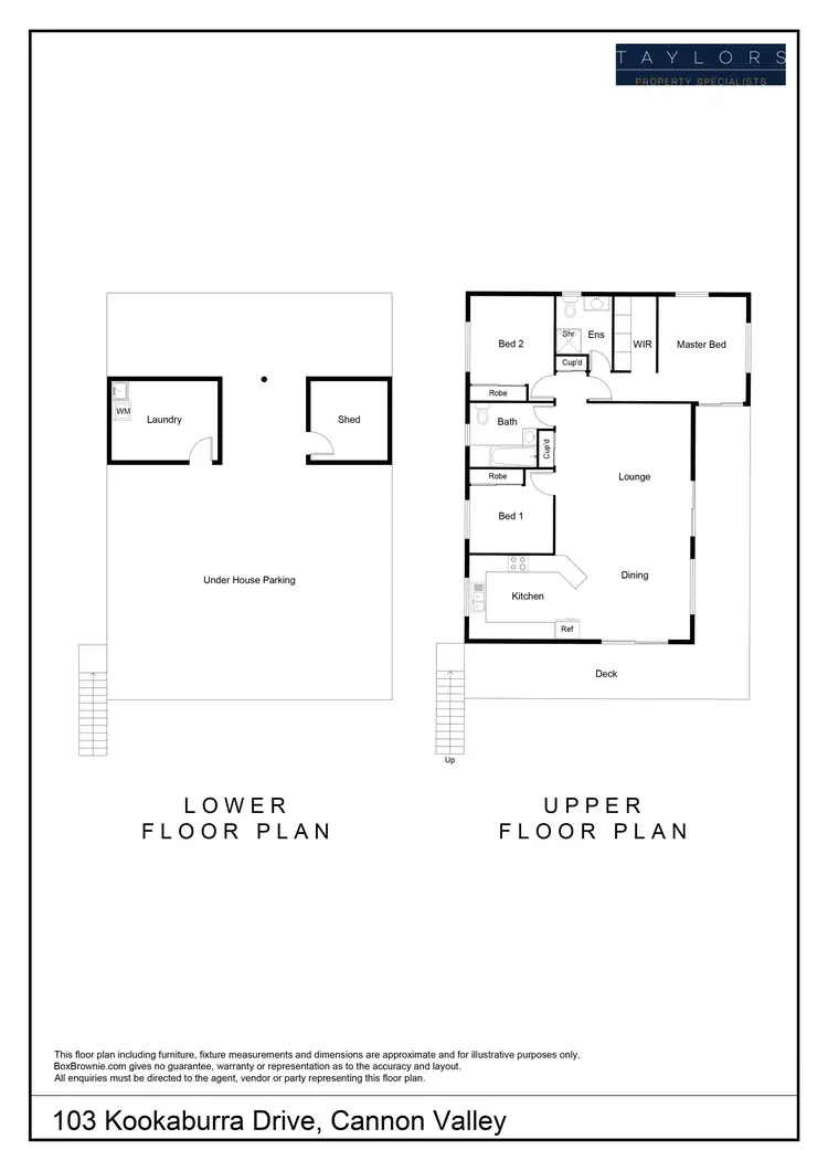 Floorplan of Homely house listing, 103 Kookaburra Drive, Cannon Valley QLD 4800