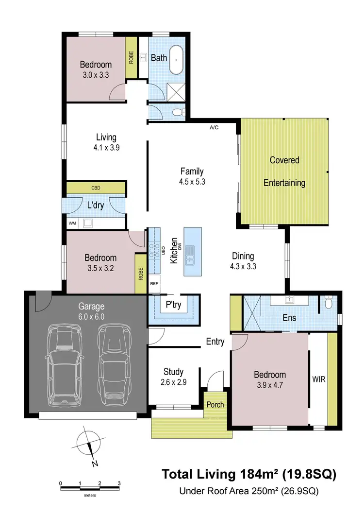 Floorplan of Homely house listing, 16 Bunyip Drive, Drouin VIC 3818