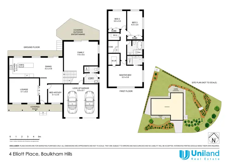 Floorplan of Homely house listing, 4 Elliott Place, Baulkham Hills NSW 2153