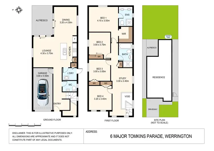 Floorplan of Homely house listing, 6 Major Tomkins Parade, Werrington NSW 2747