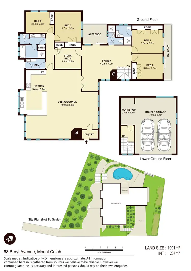 Floorplan of Homely house listing, 68 Beryl Avenue, Mount Colah NSW 2079