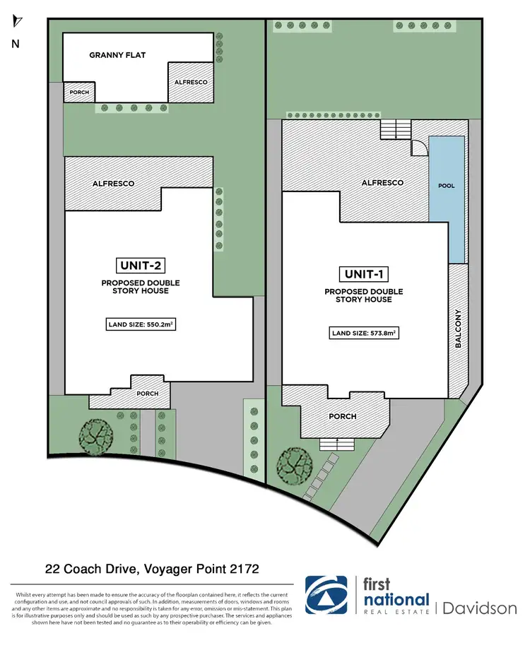 Floorplan of Homely land listing, 22 Coach Drive, Voyager Point NSW 2172