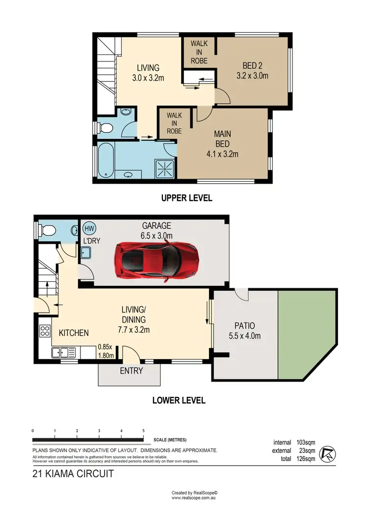Floorplan of Homely townhouse listing, 11/21 Kiama Circuit, Thornlands QLD 4164