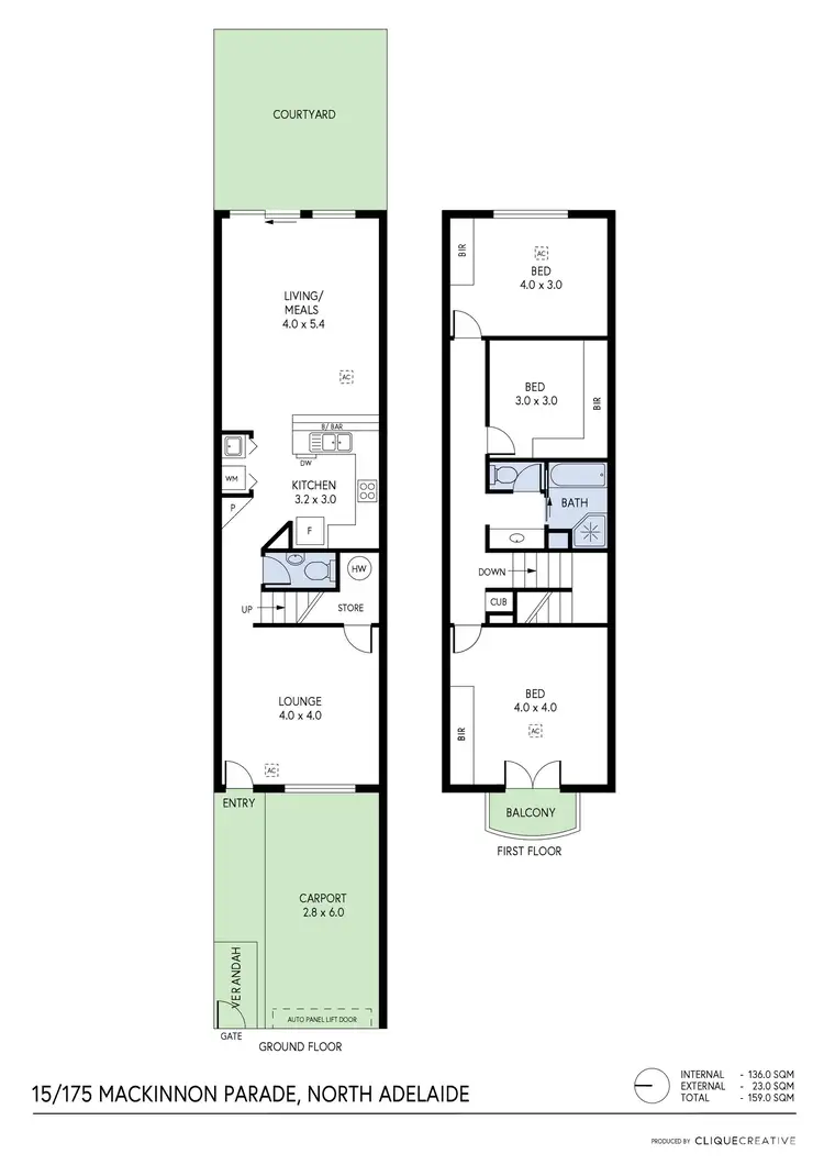 Floorplan of Homely house listing, 15/175 Mackinnon Parade, North Adelaide SA 5006