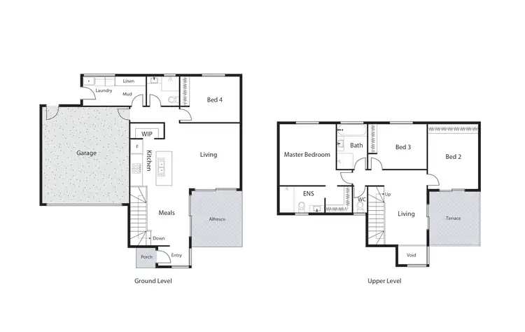 Floorplan of Homely townhouse listing, 2/10 Pollock Street, Chifley ACT 2606