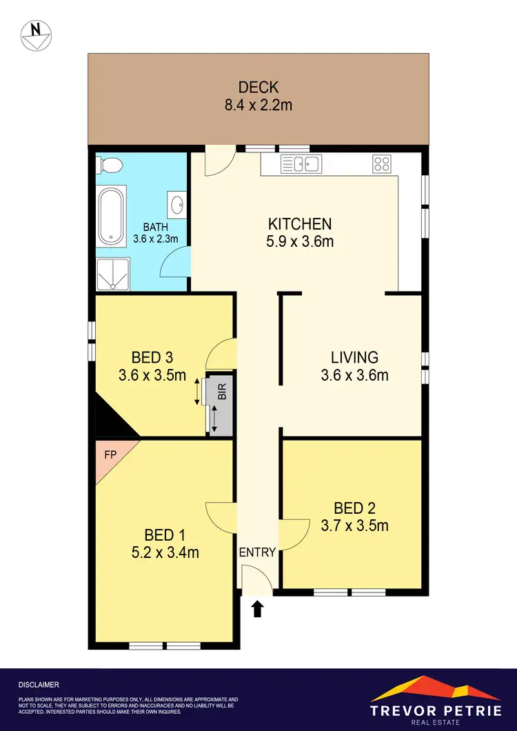 Floorplan of Homely house listing, 1/22 Napier Street, Black Hill VIC 3350