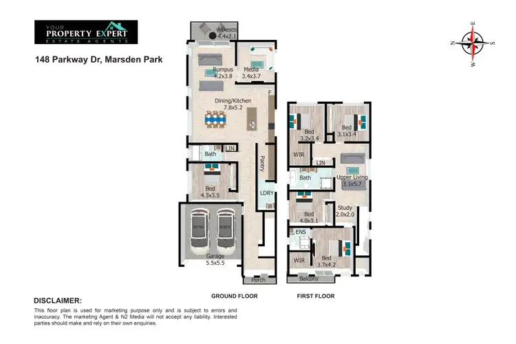 Floorplan of Homely house listing, 148 Parkway Drive, Marsden Park NSW 2765