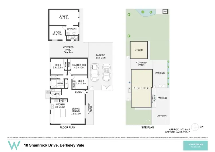 Floorplan of Homely house listing, 18 Shamrock Drive, Berkeley Vale NSW 2261