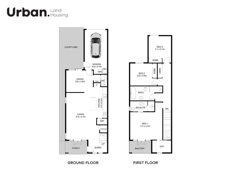 Floorplan of Homely semi-detached listing, 24A Balmoral Parade, Tullimbar NSW 2527