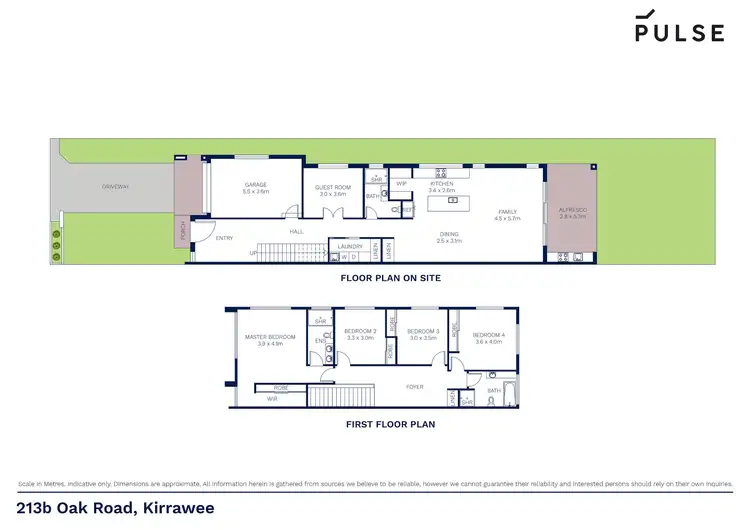 Floorplan of Homely semi-detached listing, 213b Oak Road, Kirrawee NSW 2232