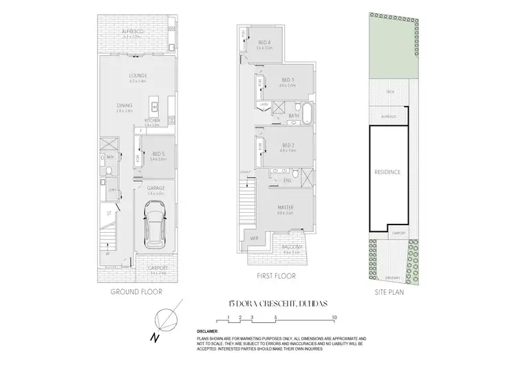 Floorplan of Homely semi-detached listing, 15 Dora Crescent, Dundas NSW 2117
